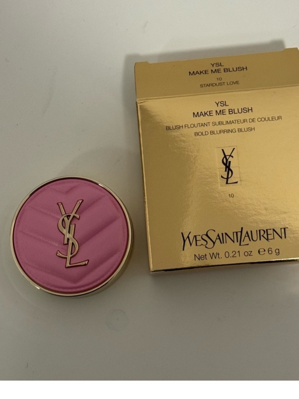 Yves Saint Laurent Make Me Blush Powder Blush - Pink & Gold Compact